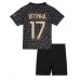 Paris Saint-Germain Vitinha Ferreira #17 Barnkläder Tredje matchtröja till baby 2023-24 Kortärmad (+ Korta byxor) Billigt